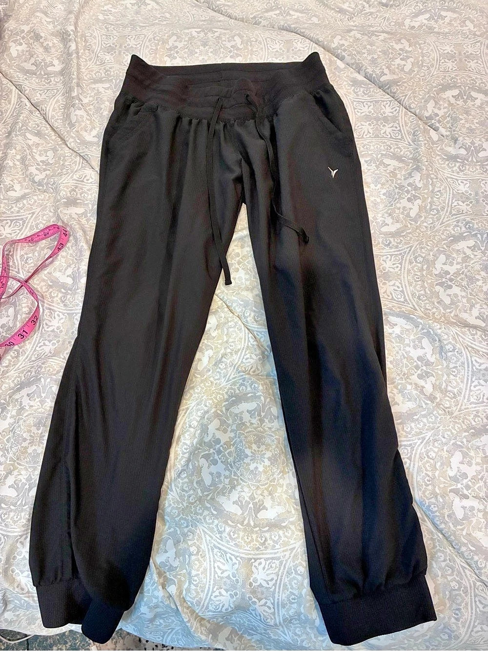 Old Navy Black Track Joggers Medium